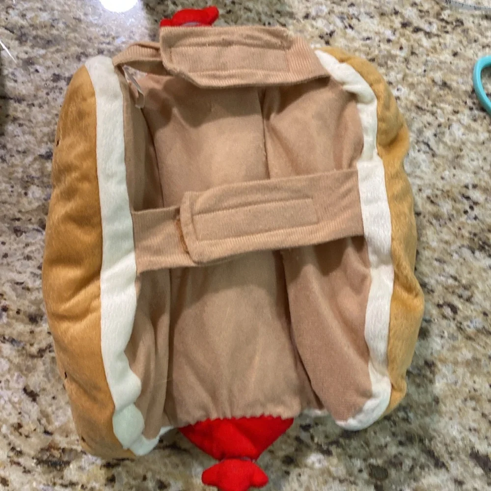 Small Halloween Dog Cat Costume Hot Dog